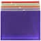 JAM Paper 9.75" x 13" Assorted Zip Closure Plastic Envelopes, 6ct.